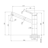 Phoenix Vivid Premium Pullout Sink Mixer